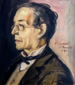 Portrett av Paul Leautaud (1872-1956) forfatter og spaltist. Maleri av Emile BERNARD (1868-1941) - Olje på papp H: 48 cm; L: 41 cm - Musee Calvet, Avignon av Emile Bernard