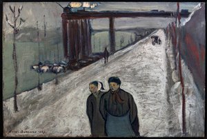 Quai de Clichy - 1887 (olje på lerret) av Emile Bernard