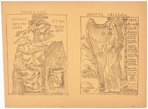 Sankt Lukas av Emile Bernard