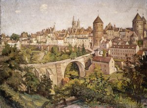 Yonne-landskapet, 1907 av Emile Bernard
