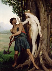 Hamadryaden, 1870 av Emile Bin