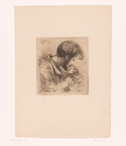Portrett One Paul Adolphe Rajon av Emile Boilvin