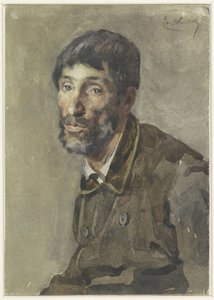 Portrett av en mann av Emile Charles Wauters
