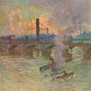 Røft vær, c1917 av Emile Claus