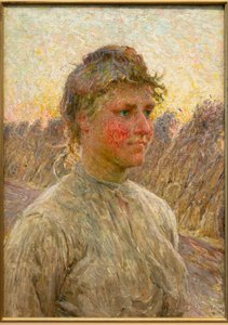 Unge bondekone av Emile Claus
