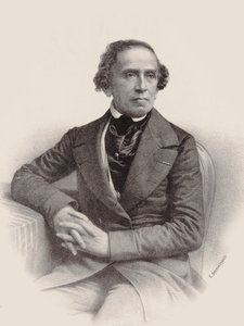 Portrett av komponisten Giacomo Meyerbeer 1791-1864, 1857.