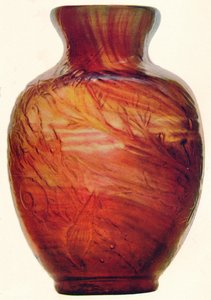 Glassvase av E. Galle, c1846-1903, 1903 av Emile Galle