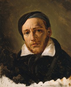 Jean-Louis-André-Théodore Gericault 1791-1824, sannsynligvis 1822 eller 1823. av Emile Jean Horace Vernet