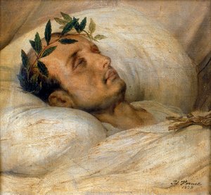 Napoleon på sitt dødsleie, mai 1821.