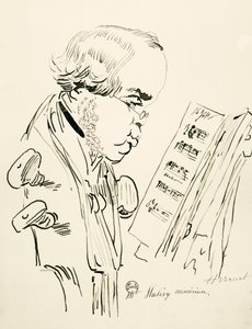 Portrett av Jacques Fromental Elie Levy, kjent som Halevy (Paris av Emile Jean Horace Vernet