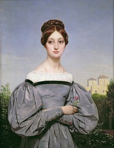 Portrett av Louise Vernet (1814-45) kunstnerens datter