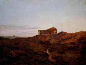 Gammelt land, tempelet til Segesta på Sicilia