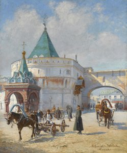 Utsikt over Moskva av Émile Schmidt Wehrlin