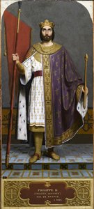 Kong Filip II av Frankrike 1165-1223, 1840-årene.
