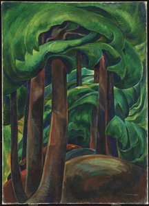 Western Forest, ca. 1931 (olje på lerret)