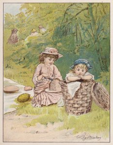 The Picnic (farge litho) av Emily Harding