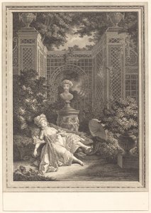 Middagstid av Emmanuel Jean Nepomucène de Ghendt after Pierre Antoine Baudouin