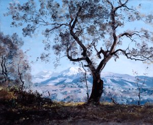 Området rundt Menton, nær Roquebrune, 1892 av Emmanuel Lansyer