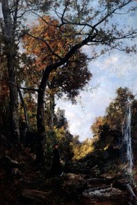 Høstvandringen, 1869. av Emmanuel Lansyer