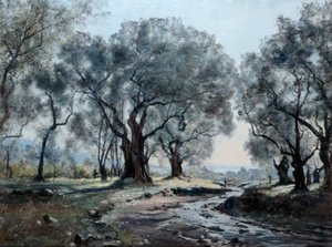 Fjellstrømmen til Vallonet, 1892 av Emmanuel Lansyer
