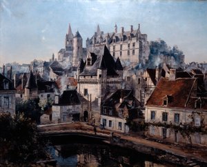 Port of Cordelieres og Castle Loches, 1891.