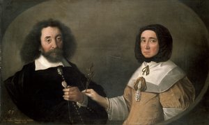John Tradescant den yngre og Hester, hans andre kone