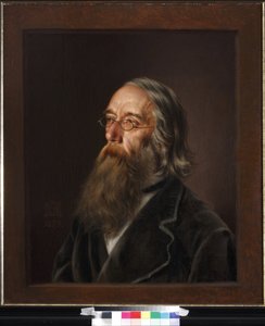 Portrett av Vasily Alexeyevich Yelagin (Elaguine) (1818-1879) av Dmitriev-Mamonov, Emmanuil Alexandrovich (1824-1880). Olje på lerret av Emmanuil Alexandrovich Dmitriev Mamonov