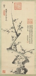 Plommeblomster, 1894 av Empress Cixi Manchu-Chinese