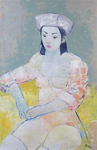 Dancer, 2004 (olje på lerret) av Endre Roder