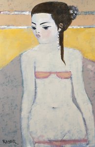 Michela Again, 2007 (olje på lerretstavle) av Endre Roder