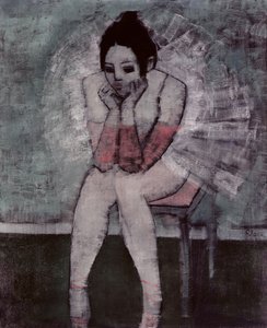 Tutu (olje på lerret) av Endre Roder