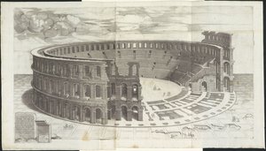 Arena av Verona Mirror of Roman Magnificence (serietittel) av Enea Vico