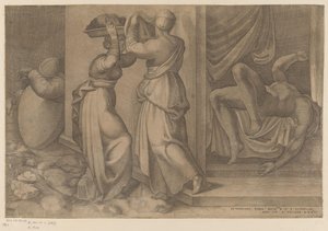 Judith i Holofernes av Enea Vico