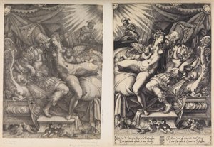 Mars og Venus, 1543. av Enea Vico