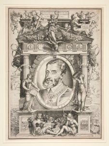 Portrett av Charles V av Enea Vico