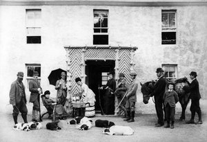 A Country House Shooting Party, ca. 1890 av English Photographer