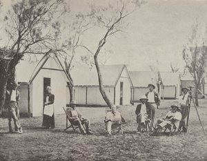 En gruveleir i Hannans, Vest-Australia av English Photographer