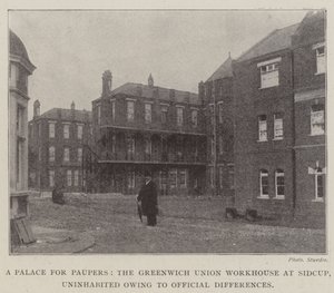 A Palace for Paupers, Greenwich Union Workhouse i Sidcup, ubebodd på grunn av offisielle forskjeller av English Photographer