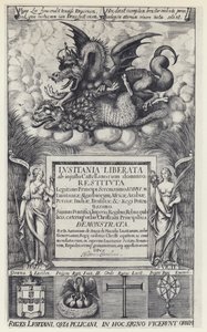 A de Sousa de Macedo, Lusitania liberata, R Heron 1645 (s/hvitt-bilde) av English Photographer