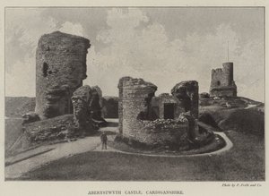 Aberystwyth Castle, Cardiganshire av English Photographer