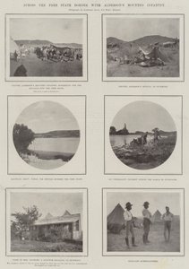 Over Free State-grensen med Aldersons montert infanteri av English Photographer