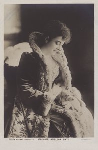 Adelina Patti, italiensk sopran koloratur av English Photographer