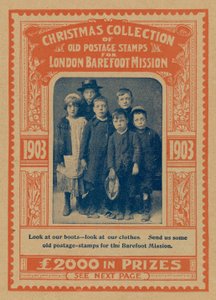 Werbung für die London Barefoot Mission von English Photographer