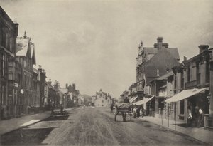 Aldeburgh, High Street (s/hvitt bilde) av English Photographer