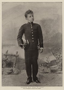 Alfonso XIII, konge av Spania av English Photographer