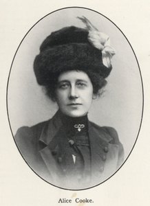 Alice Cooke (s/hvitt bilde) av English Photographer