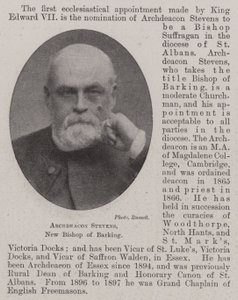 Erkediakon Stevens, ny biskop av Barking av English Photographer
