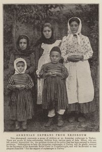 Armenske foreldreløse barn fra Erzeroum av English Photographer