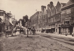 Arundel: High Street (s/hvitt bilde) av English Photographer