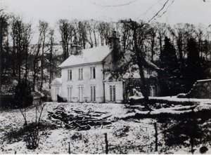 Asham House nær Beddingham i East Sussex av English Photographer